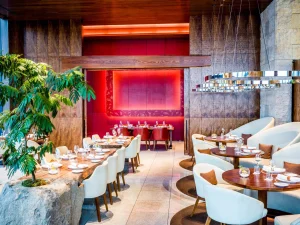 Stylish restaurant interior at InterContinental Osaka with modern design