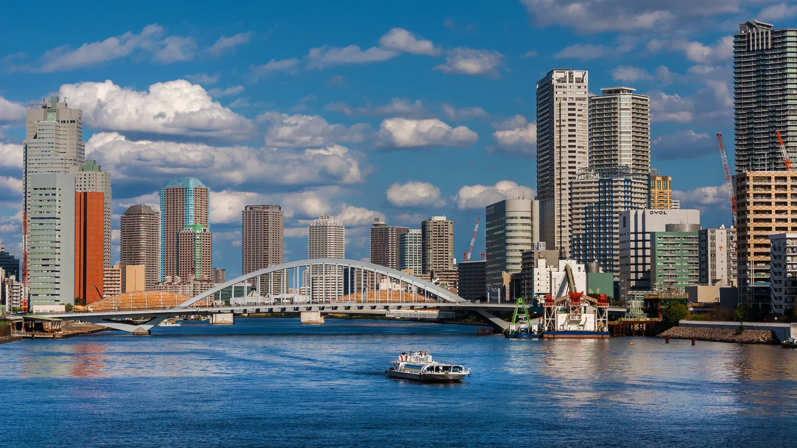 Photo of the Sumida river Tokyo
