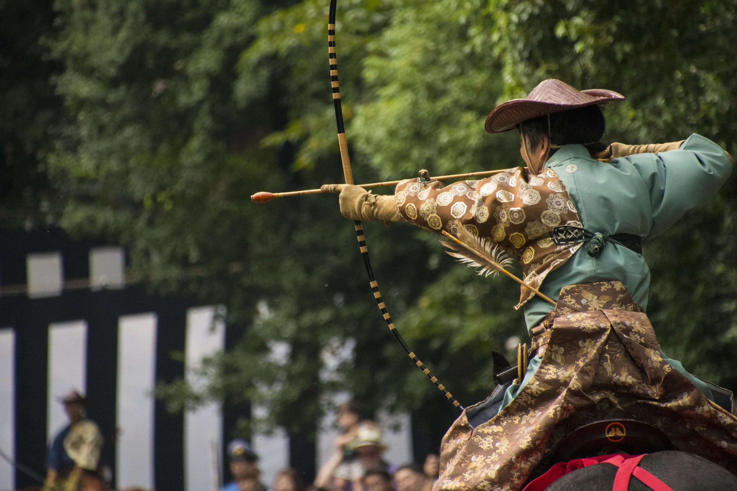 The autumn yabusame ritual at Tsurugaoka Hachimangu in Kamakura.